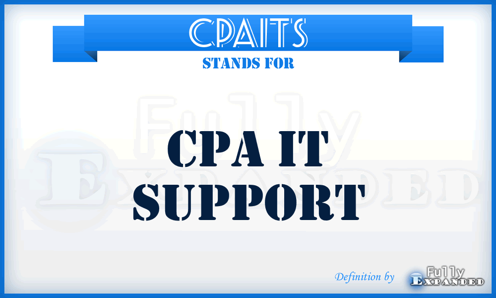 CPAITS - CPA IT Support