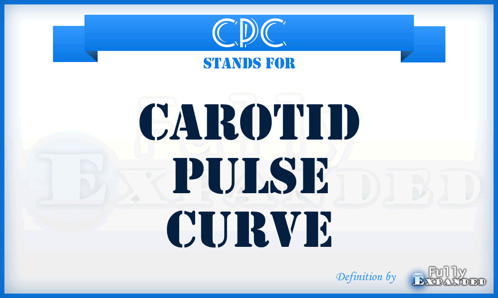 CPC - Carotid Pulse Curve