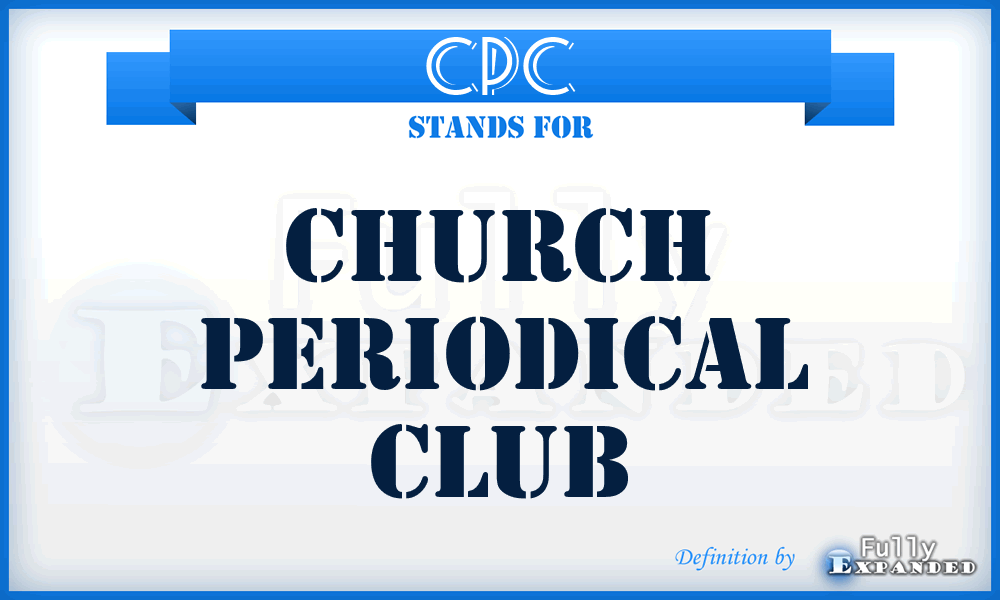 CPC - Church Periodical Club