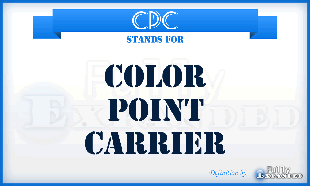 CPC - Color Point Carrier