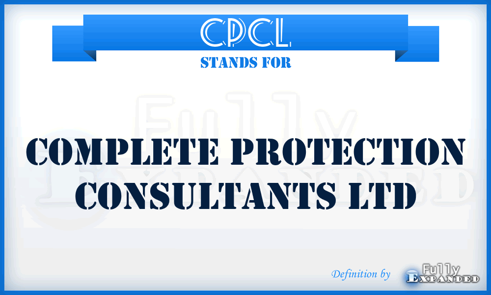 CPCL - Complete Protection Consultants Ltd