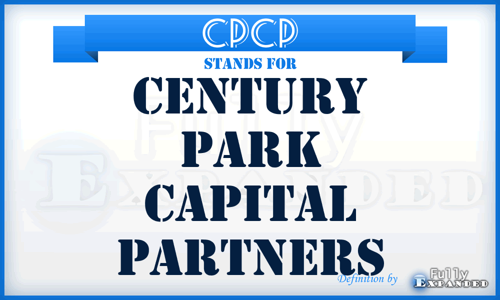 CPCP - Century Park Capital Partners