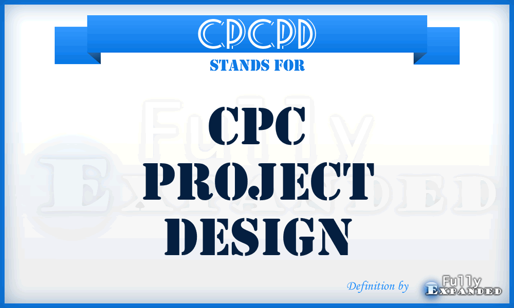 CPCPD - CPC Project Design