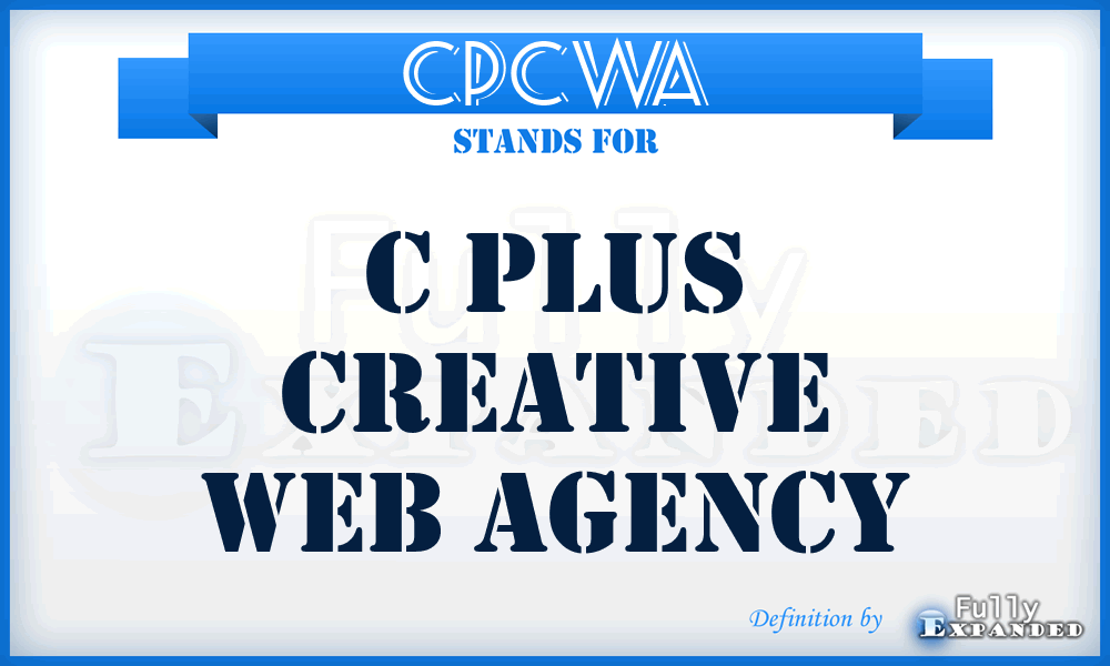 CPCWA - C Plus Creative Web Agency