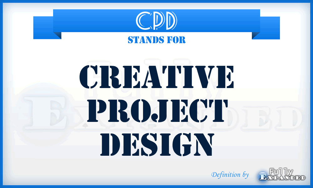 CPD - Creative Project Design