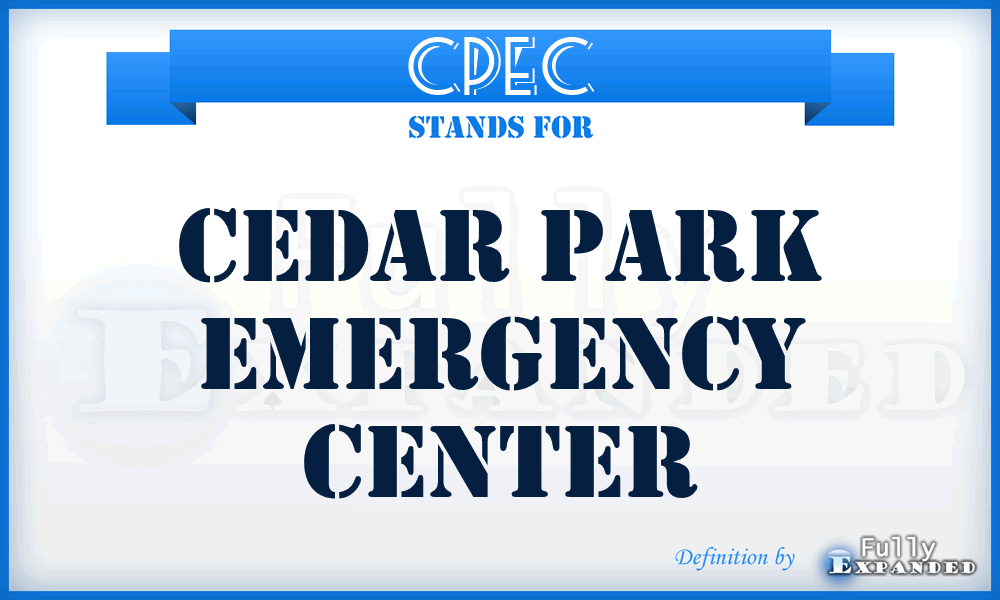 CPEC - Cedar Park Emergency Center