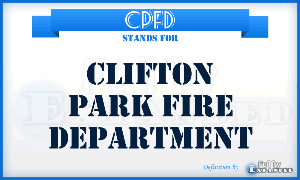 CPFD - Clifton Park Fire Department