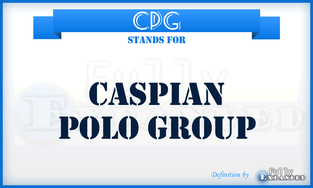 CPG - Caspian Polo Group