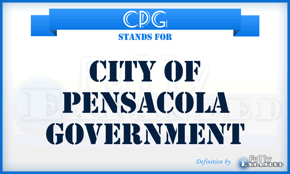 CPG - City of Pensacola Government