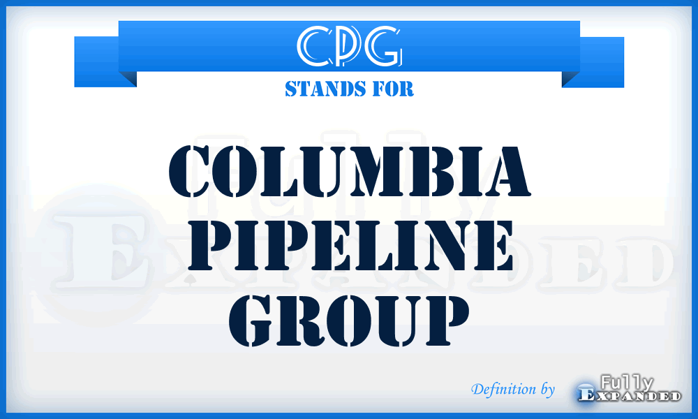 CPG - Columbia Pipeline Group