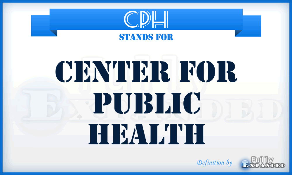 CPH - Center for Public Health