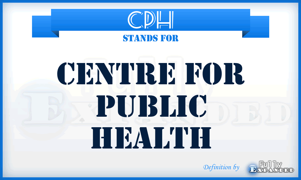 CPH - Centre for Public Health