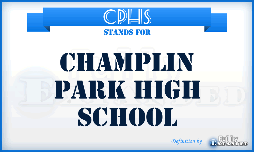 CPHS - Champlin Park High School