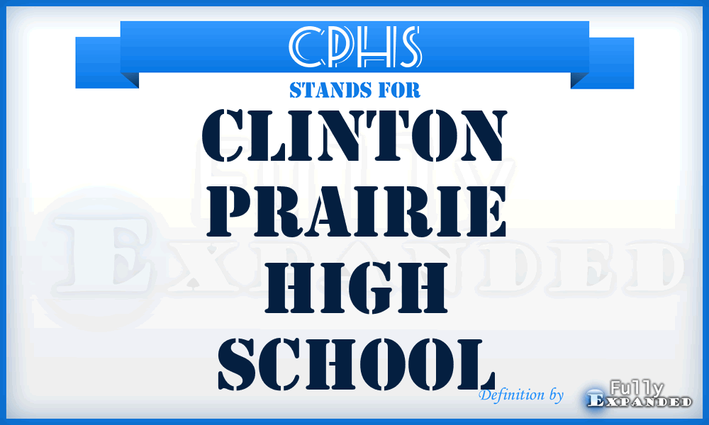 CPHS - Clinton Prairie High School