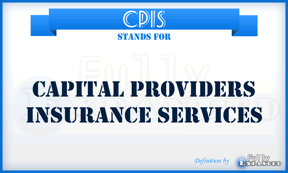 CPIS - Capital Providers Insurance Services