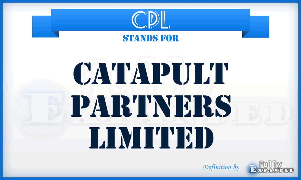 CPL - Catapult Partners Limited