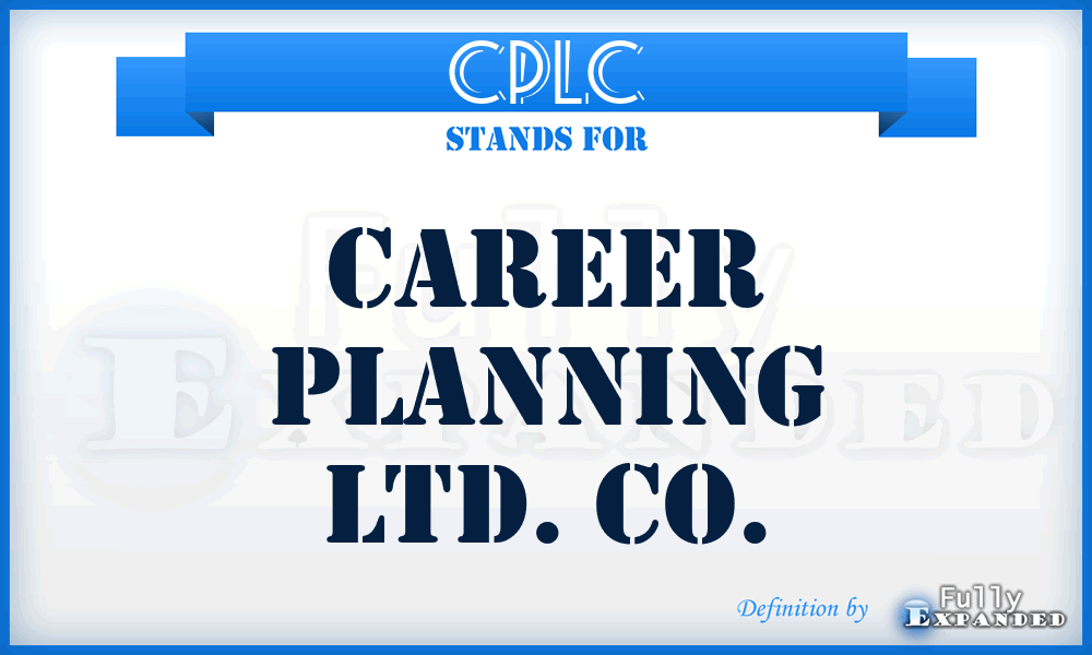 CPLC - Career Planning Ltd. Co.