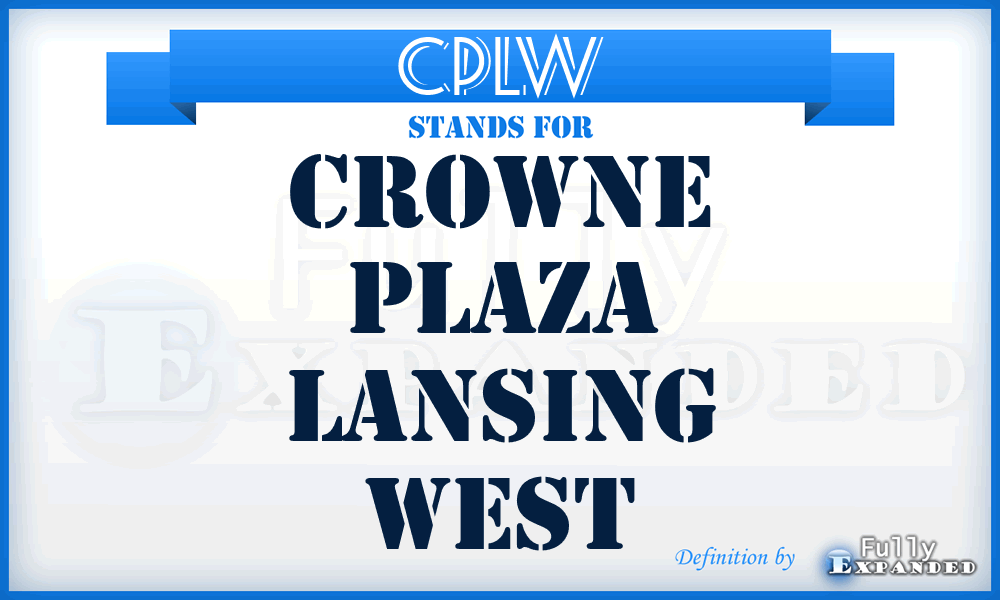 CPLW - Crowne Plaza Lansing West