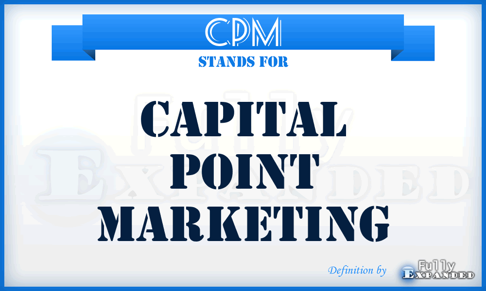 CPM - Capital Point Marketing