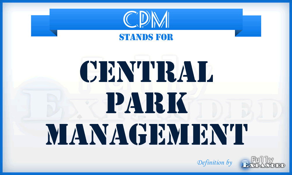 CPM - Central Park Management