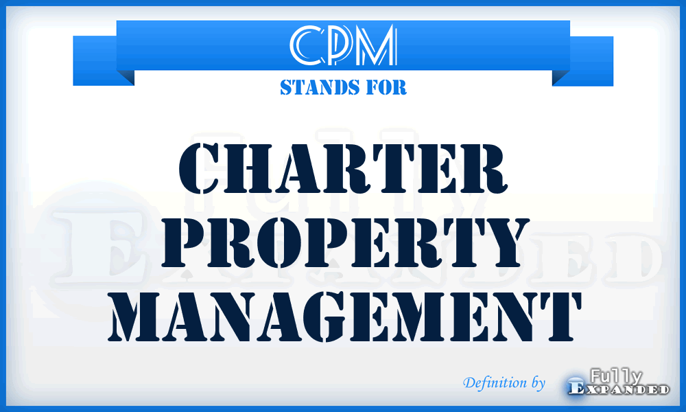 CPM - Charter Property Management