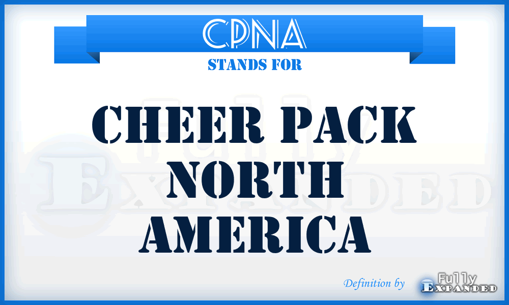 CPNA - Cheer Pack North America