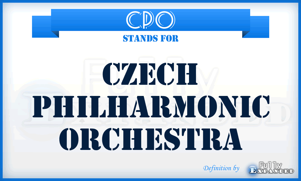 CPO - Czech Philharmonic Orchestra