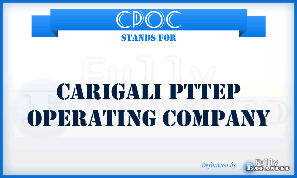 CPOC - Carigali PTTEP Operating Company