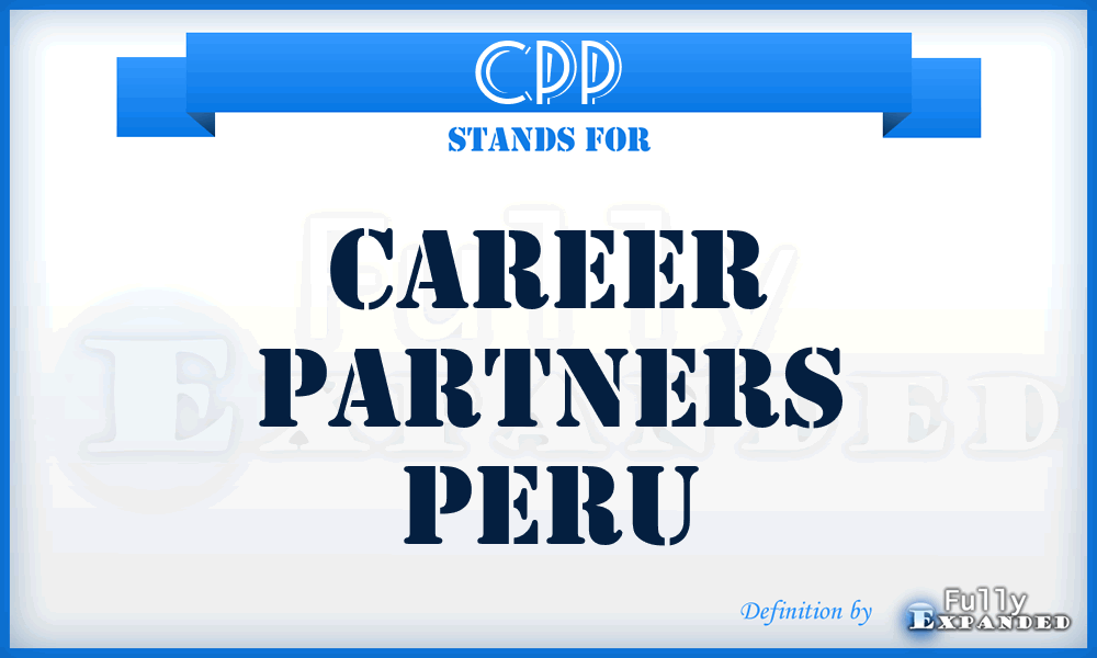 CPP - Career Partners Peru