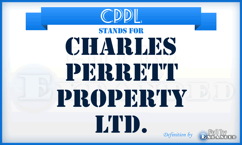 CPPL - Charles Perrett Property Ltd.