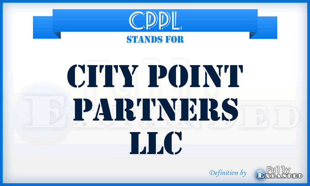 CPPL - City Point Partners LLC