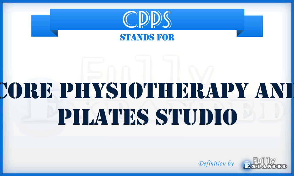 CPPS - Core Physiotherapy and Pilates Studio