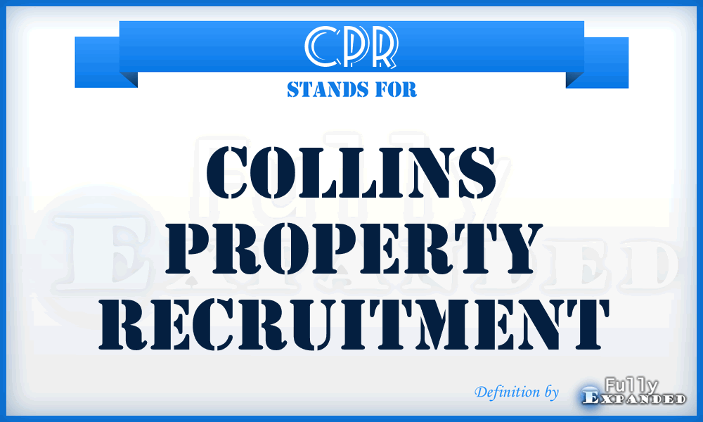 CPR - Collins Property Recruitment