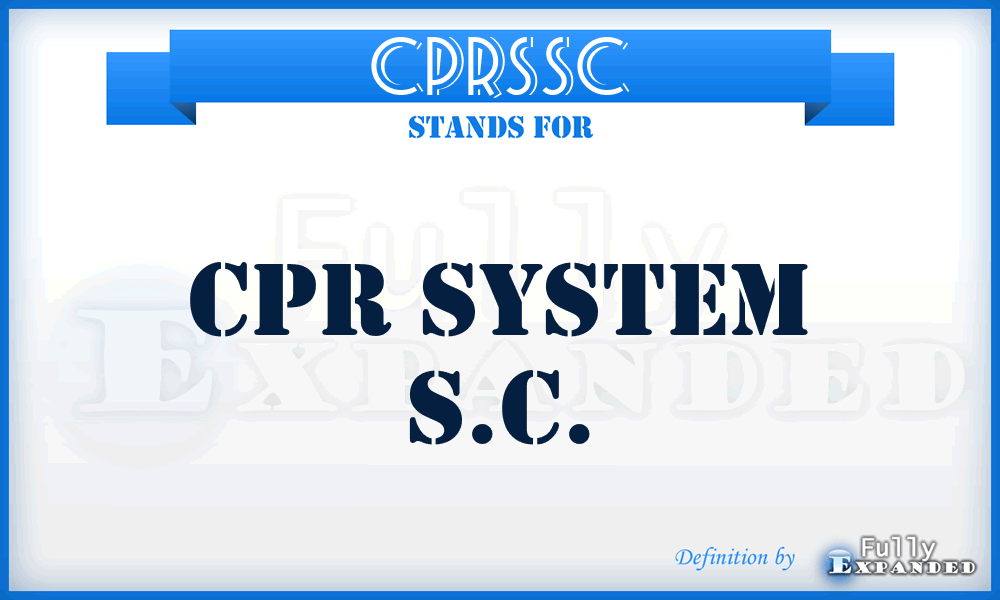 CPRSSC - CPR System S.C.