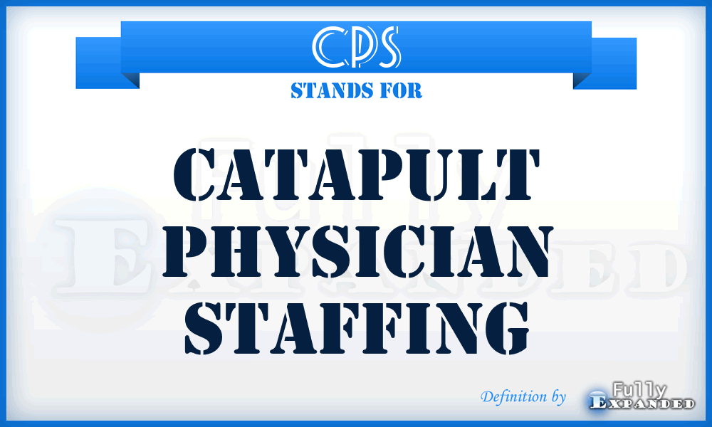 CPS - Catapult Physician Staffing