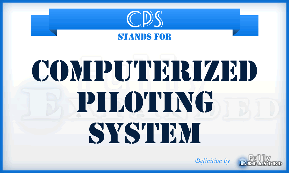 CPS - Computerized Piloting System