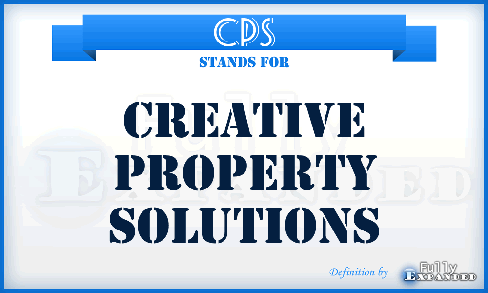 CPS - Creative Property Solutions