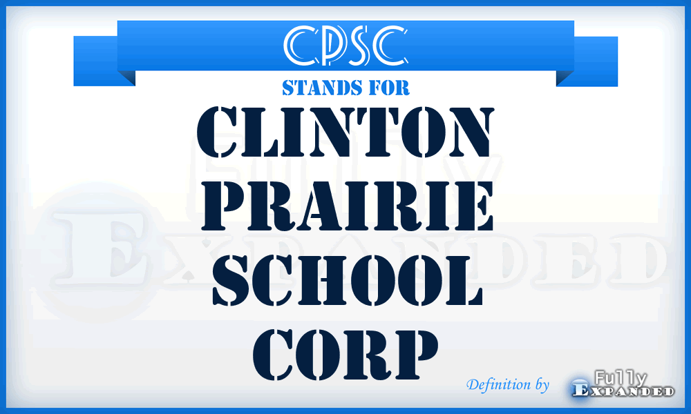 CPSC - Clinton Prairie School Corp