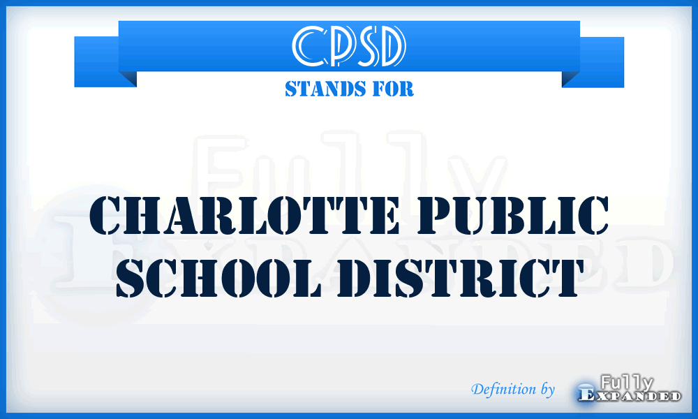 CPSD - Charlotte Public School District
