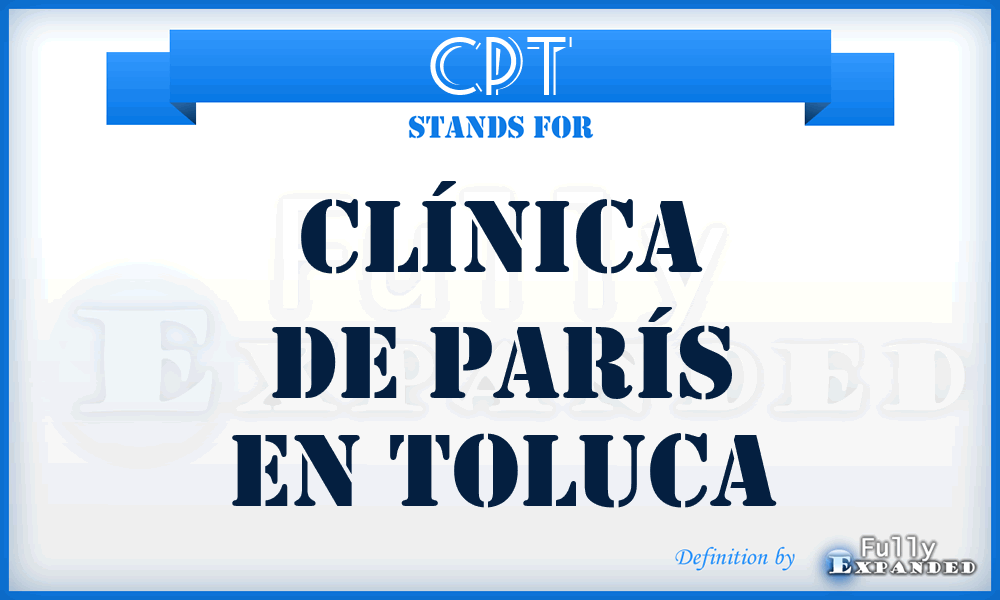 CPT - Clínica de París en Toluca