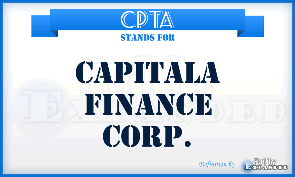 CPTA - Capitala Finance Corp.