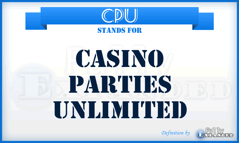 CPU - Casino Parties Unlimited