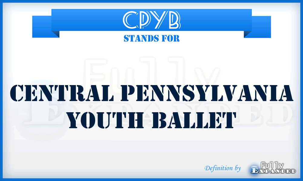 CPYB - Central Pennsylvania Youth Ballet