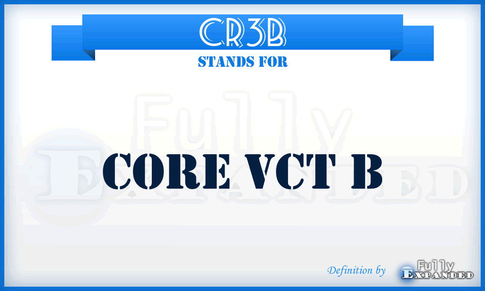 CR3B - Core Vct B