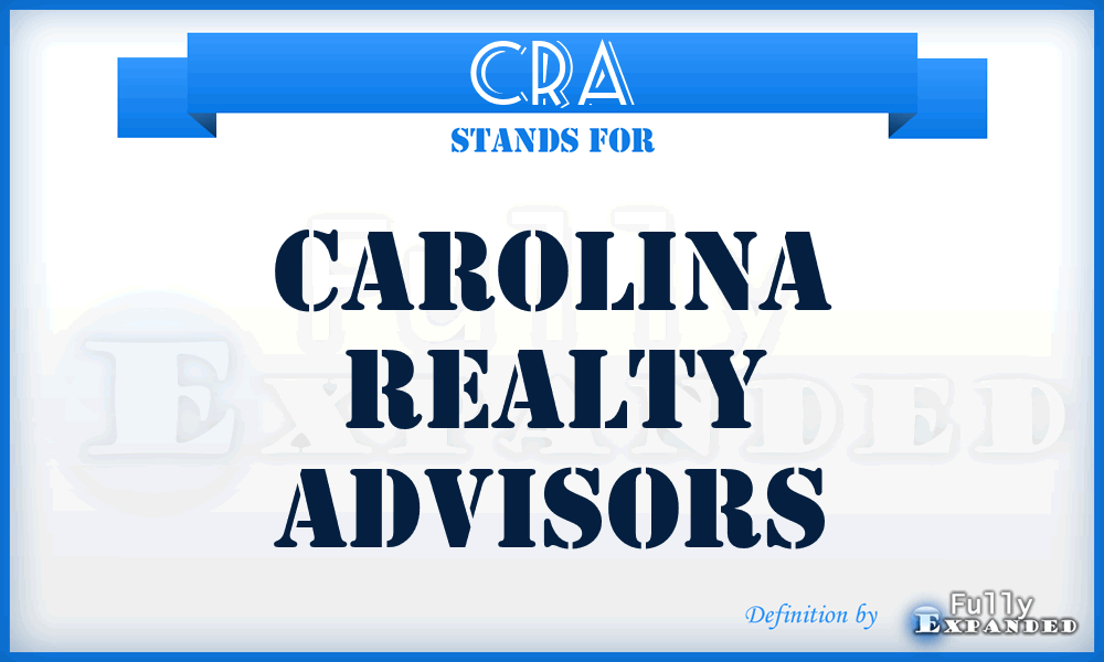 CRA - Carolina Realty Advisors