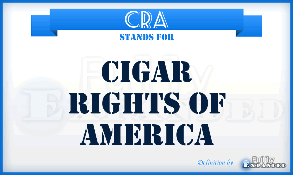 CRA - Cigar Rights of America