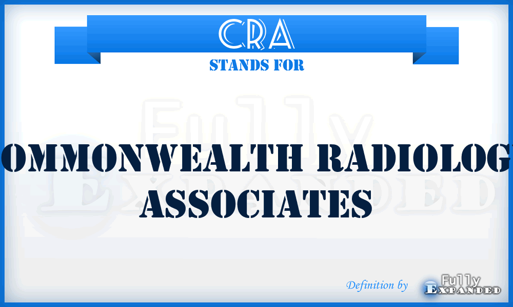 CRA - Commonwealth Radiology Associates