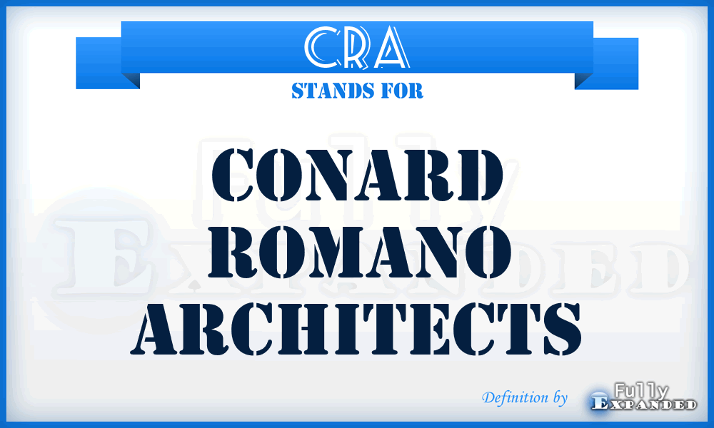 CRA - Conard Romano Architects