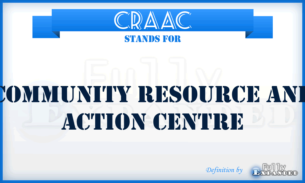 CRAAC - Community Resource And Action Centre