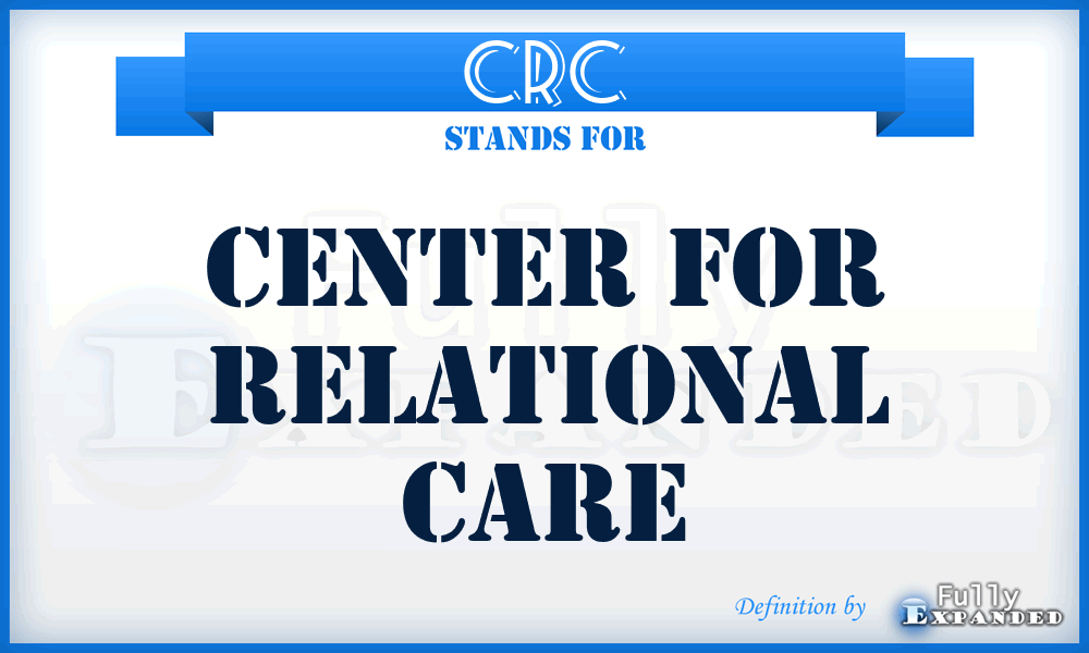 CRC - Center for Relational Care